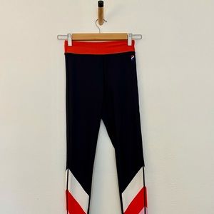 PE Nation Leggings, Pink and Red | Size XS